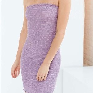 S Purple Stretchy Tube Dress